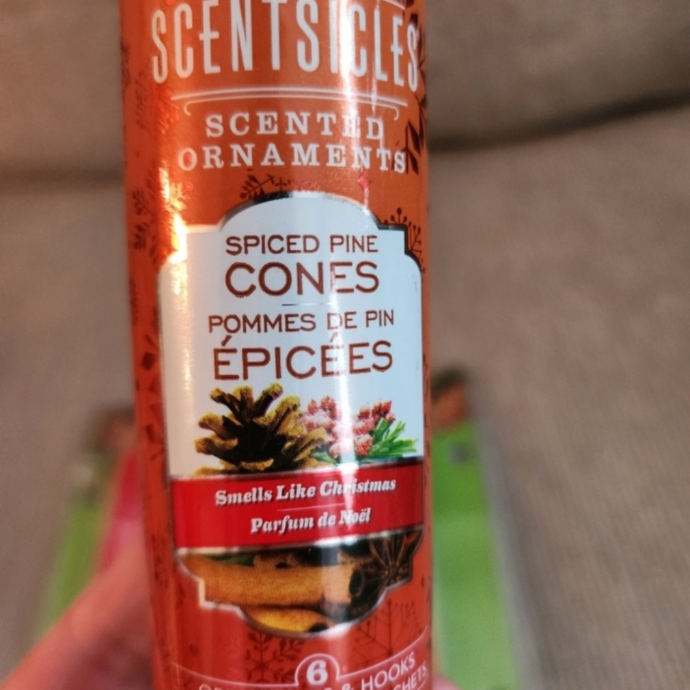Home Scentsicles Ornament scent sticks bundle 6 pine xmas Home Goods NEW